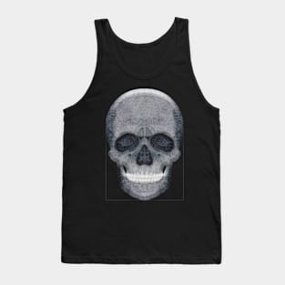 Abstract Skull Tank Top